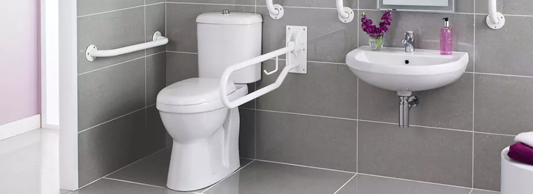 Modern Handicap Bathroom Solutions with Safety Features in Pompano Beach, FL